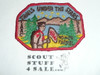 Camporee twill Honor Patrol Patch, Los Angeles Area Council, sewn, 1966