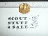 Girl Scout Golden Eaglet Award Pin, Medium Size 7/8", short lived program, 1920's issue, 10k GOLD filled hallmark, VERY RARE