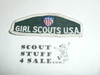 Girl Scout USA Patch, used