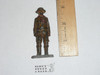 1920's Vintage Barclay Manoil Lead Toy Boy Scout Figure Standing Scout, painted with wear, colors will varyAC