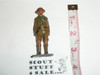 1920's Vintage Barclay Manoil Lead Toy Boy Scout Figure Standing Scout, painted with little wear, colors will vary