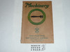Machinery Merit Badge Pamphlet, Type 3, Tan Cover, 12-39 Printing, some spine wear from library binding but book is solid