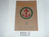 Seamanship Merit Badge Pamphlet, Type 3, Tan Cover, 5-40 Printing, some spine wear from library binding but book is solid