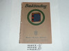 Bookbinding Merit Badge Pamphlet, Type 3, Tan Cover, 12-40 Printing, some spine wear from library binding but book is solid