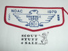 Order of the Arrow Lodge #51 Shawnee f4 1979 NOAC Flap Patch