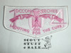 Order of the Arrow Lodge #104 Occoneechee Breast Cancer Flap Patch - Scout