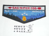 Order of the Arrow Lodge #108 Sac-N-Fox s15 2000 NOAC Flap Patch