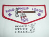 Order of the Arrow Lodge #195 King Philip s4 Flap Patch