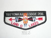 Order of the Arrow Lodge #206 Teetonkah solid Flap Patch