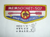 Order of the Arrow Lodge #507 Memsochet s2 Flap Patch