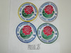 2010 National Jamboree - San Gabriel Valley Council Set of 4 Jamboree Contingent Patches