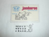 1985 National Jamboree Identification Card