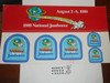 1989 National Jamboree Sticker Sheet