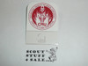 National Order of the Arrow Conference (NOAC), 1986 Plastic Name Badge