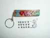 2019 Boy Scout World Jamboree I Love Vigan Wood Keychain trading item