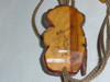 Bill Burch Carved Wood Bolo tie, B3