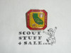 Wood Badge WE3-20-84 Cutter Scout Reservation Pin, 4 Councils