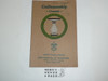 Craftmanship - Cement Merit Badge Pamphlet, Type 3, Tan Cover, 1927 Printing