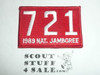 1989 National Jamboree JSP - San Gabriel Valley Council Troop 721 Patch