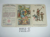 1932 Boy Scout LONE SCOUT Membership Card, 3-fold, with the Envelope, 7 signatures, expires January 1932, BSMC193