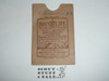 1928 Boy Scout Adult Membership Card, 3-fold, with the Envelope, 7 signatures, expires December 1928, BSMC215