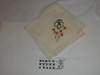 Brownie Girl Scout Embroidered Hankerchief