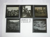 14 Teens Glass Photo Slides of Girl Scouts Camping and in groups