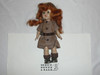 1950’s Terri Lee Brownie Girl Scout Ginger Doll, 7.5" tall