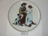 Grossman Designs Norman Rockwell "The Young Doctor" 1979, 10.5" Decorative China Plate