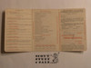 1937 Boy Scout Membership Card, 3-fold, 7 signatures, September 1937, BSMC325