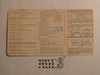 1941 Boy Scout Membership Card, 3-fold, 7 signatures, July 1941, BSMC337