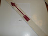 1950's Flocked Felt Ordeal Order of the Arrow Sash, Unused but a little noticeable mothing, 30.5"