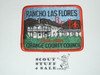 Rancho Las Flores Patch, Orange County Council, 10th Anniversary, 1984