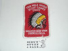 Ten Mile River Camp STAFF Patch, Greater New York Councils, r/e white bdr