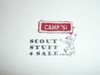 1961 Camp Whitsett Summer Camp Arc Patch - Scout