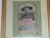 Framed Woven Silk Stevengraph Tribute to Baden Powell, Hero of Mafeking