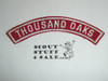 THOUSAND OAKS Red and White Community Strip