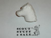 Horse Plaster Neckerchief Slide, unpainted, Great for Cub or Boy Scout Project