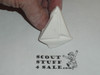 Sail Boat Plaster Neckerchief Slide, unpainted, Great for Cub or Boy Scout Project