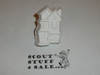 House Neckerchief Slide, unpainted, Great for Cub or Boy Scout Project