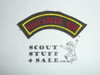 1990's-2000's Camp Emerald Bay Buccaneer Run Segment Patch, black twill