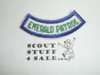 Camp Emerald Bay EMERALD PATROL Arc Patch, green letters