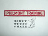 Philmont Scout Ranch, OBSCURE Training Center Segment Patch