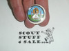 Tecumseh O.A. Lodge #65 round Pin - Scout