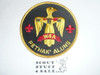 Section W4A Order of the Arrow Patch,  two red fdl