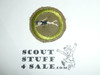 Swimming - Type A - Square Tan Merit Badge (1911-1933), cut to round