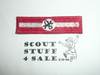 Explorer Scout Rating Strip Patch, 1950's, Craft Skills, lt use