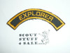 Explorer Scout c/e Twill Arc Segment