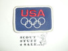 Vintage USA Olympics Travel Souvenir Patch