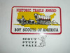 Historic Trails Award Sticker, High Adventure Hiking Award